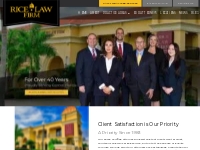Daytona Beach Divorce Attorneys - Family Law - Rice Law Firm