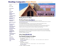 Roofing Services Fort Myers | Roofing Companies Fort Myers