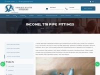  Inconel 718 Pipe Fittings
