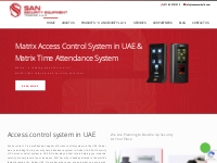 Best Access Control System in UAE, Dubai | Sansecurity LLC