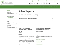 School Reports - Sacramento City Unified School District