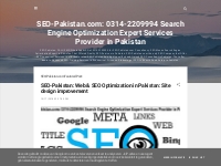 SEO-Pakistan.com: 0314-2209994 Search Engine Optimization Expert Servi