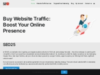 Buy Website Traffic - Fast, Affordable   Effective - SEO25