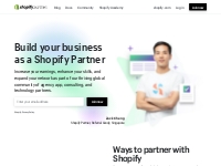 Become a Shopify Partner Today - Shopify Partners