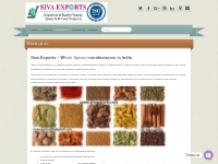 Whole spices manufacturers - Siva Exports - Papad Manufacturers in Ind