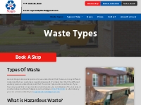 Waste Types | Rogers   Sons Skip Hire Manchester