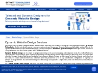 Dynamic Website - Skynet Technologies
