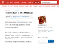 The Medium Is The Message -- Smashing Magazine