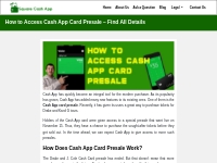 Cash App Card Presale – What You Need to Know