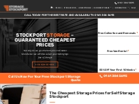 Storage Stockport - From £1 per week, cheapest storage units in Stockp