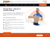 Removals London | Storage   Man and Van Services by Strong Move