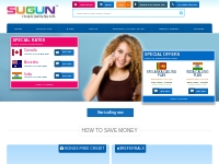 Sugun  | Get Cheap International Calls | Online Calling App