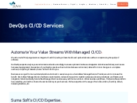 Suma Soft CI/CD Services To Automate Value Streams