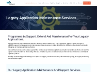Legacy Application Maintenance By Suma Professionals