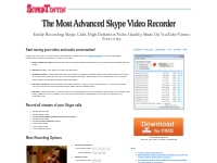 The Most Advanced Skype Video Call Recorder