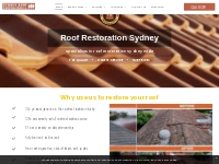       Roof Restoration Sydney, No 1 for roof restoration services