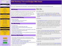 Web Hosting: Free Web Hosts, Budget Web Hosts (thefreecountry.com)