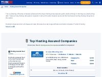 List of Web Hosting Providers with Hosting Assured Status | TheWebHost