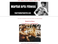 Martial Arts Fitness, Bruce Lee Workout Training