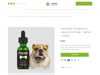 Toast Woef Full Spectrum Hemp Oil For Dogs - Salmon - 125mg | TOPS CBD
