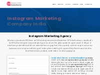 Instagram Marketing | Instagram Marketing Agency in India
