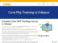 Php Training in Udaipur | Core Php Training in Udaipur | Software Deve