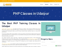 PHP Classes in Udaipur | PHP Internship in Udaipur | PHP Summer Traini