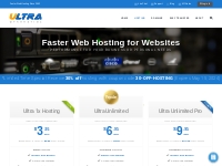 Shared Web Hosting - Build Your Website Fast : Ultra Web Hosting