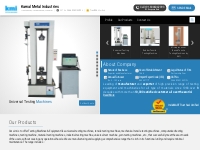 Universal Testing Machine -  Universal Materials Testing Machines, Uni