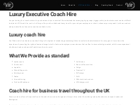 Luxury Coach Hire | Executive Coach Hire | VIP Coach Hire