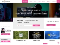 Voice Talent Online: Voice Over Agency   QA Localization