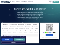          Watiti.com - Fancy QR code generator