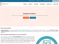 Bespoke Database System - Web Alliance