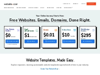 Create Your Free Website | Free Website Builder | Website.com