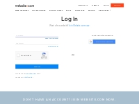 Log in | Website.com