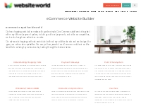eCommerce Website Builder | Website World
