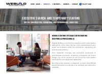 Executive Search   Temporary Staffing | Webuild Services LLC
