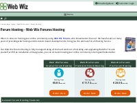 Forum Hosting | Web Wiz Forums Hosting