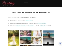 Miami Wedding Photographer and Videographer