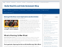 Daily Health and Entertainment Blog -
