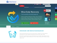 Wise Data Recovery - Freeware zum Wiederherstellen gelschter Dateien 