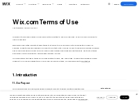 Terms of Use | Wix.com