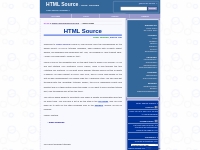HTML Source: HTML Tutorials