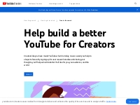 Community Research   User Studies - YouTube Creators