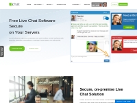   	100% Free Live Chat Software, Secure, on-premise Live Chat Software